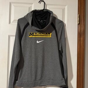 Nike Gray Michigan Hoodie